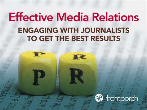 effective media relations and how to get results|How to create a successful media relations strategy .